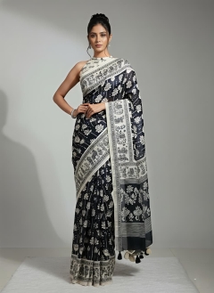 Artistic silk women's saree 