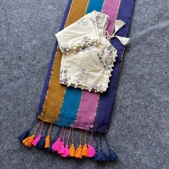 Astonishing khadi cotton saree 