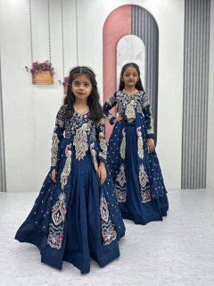 Astonishing vichitra baby girl lehenga choli 