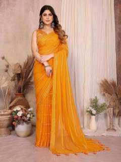 Attractive silk women's saree 