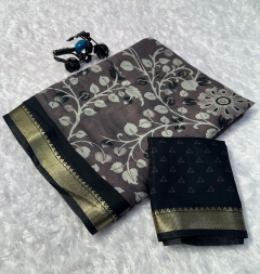 Beautiful designer silk saree 