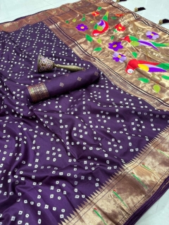 Bootylicious viscose silk women's saree 