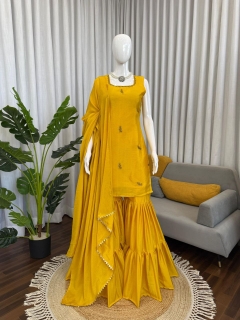 Designer sharara set western dress 