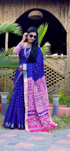 Handcraft cotton printed saree 