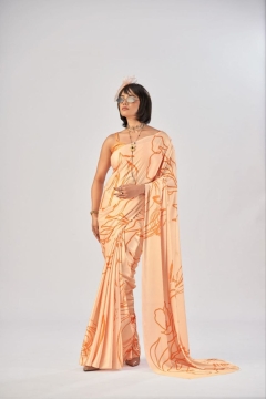 Precious satin silk saree 