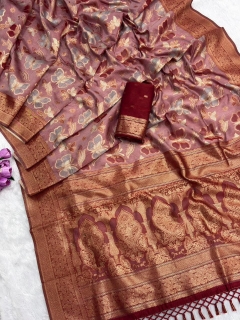 Premium zari pure cotton saree