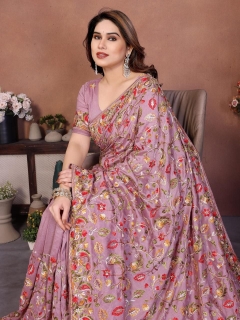 Suitably soft silk women's saree 